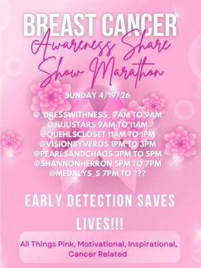 🚂Train Show! 4/19 9AM Breast Cancer Awareness Share Marathon